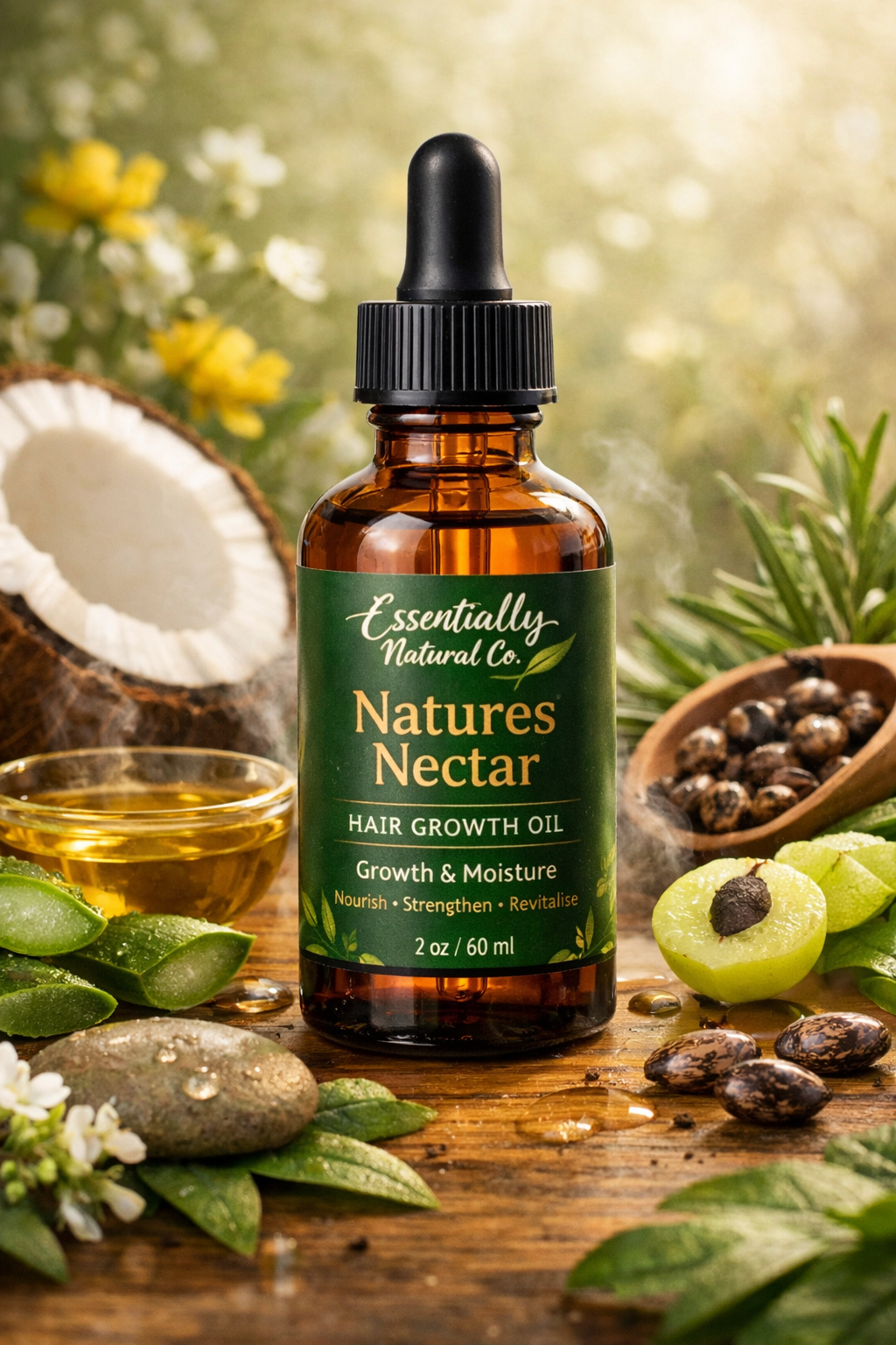 Nature’s Nectar Hair Growth Oil 🌱✨